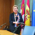 La vicepresidenta de la Junta, Rosa Valdeón, informa de los contenidos del Consejo de Gobierno