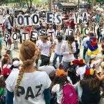 Marcha en Caracas contra las elecciones de la Asamblea Nacional Constituyente
