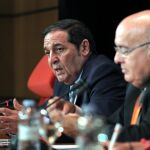 El consejero Sáez Aguado interviene en el Congreso, ayer en Madrid