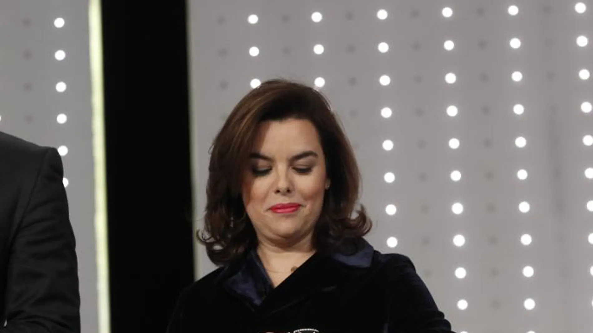 Soraya Sáenz de Santamaría, en el debate