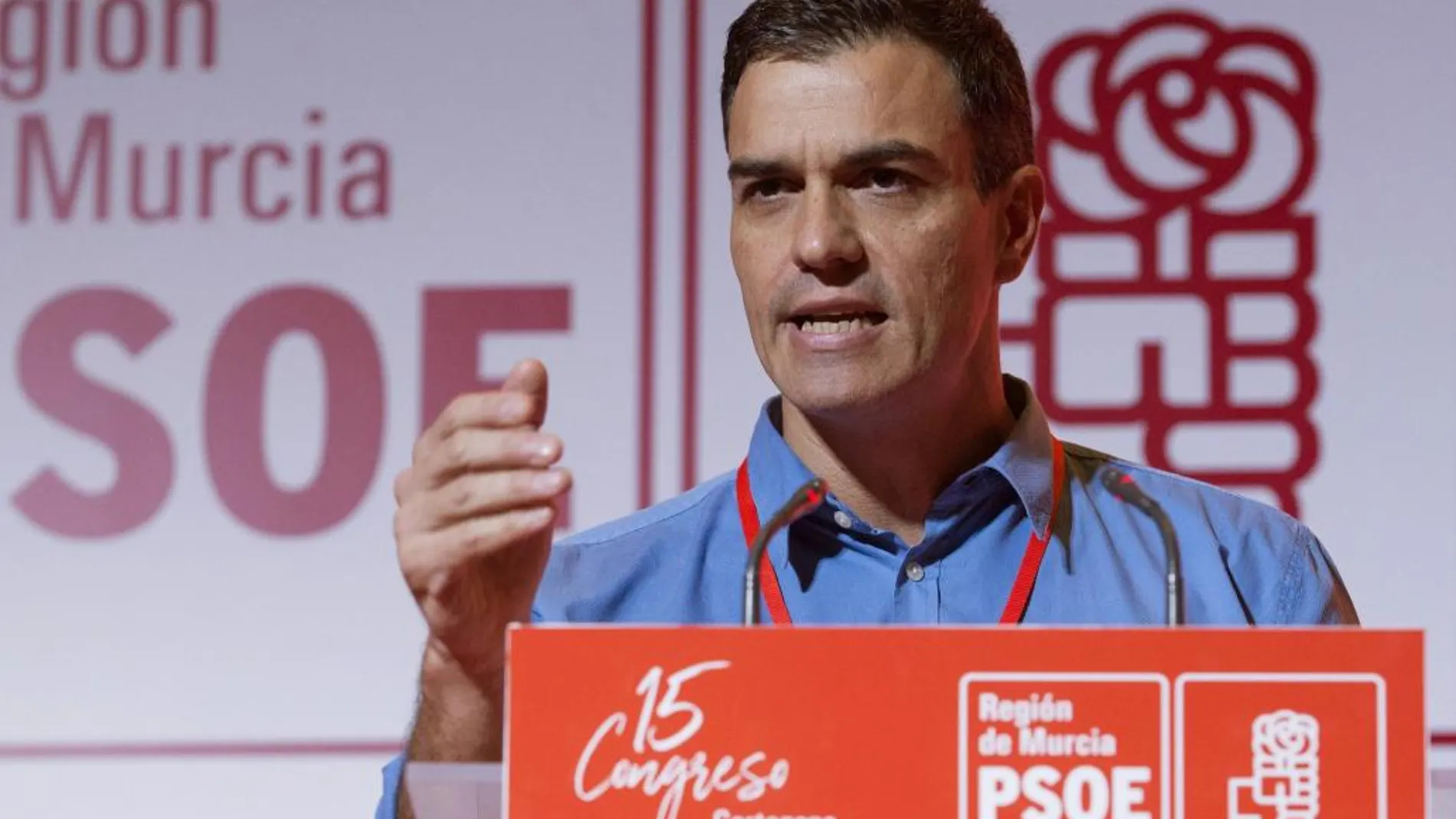Pedro Sánchez ha defendido el apoyo al 155 desde Cartagena