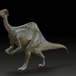 Reconstrucción de un Deinocheirus mirificus, una de las últimas especies de dinosaurio de la que se han hallado fósiles