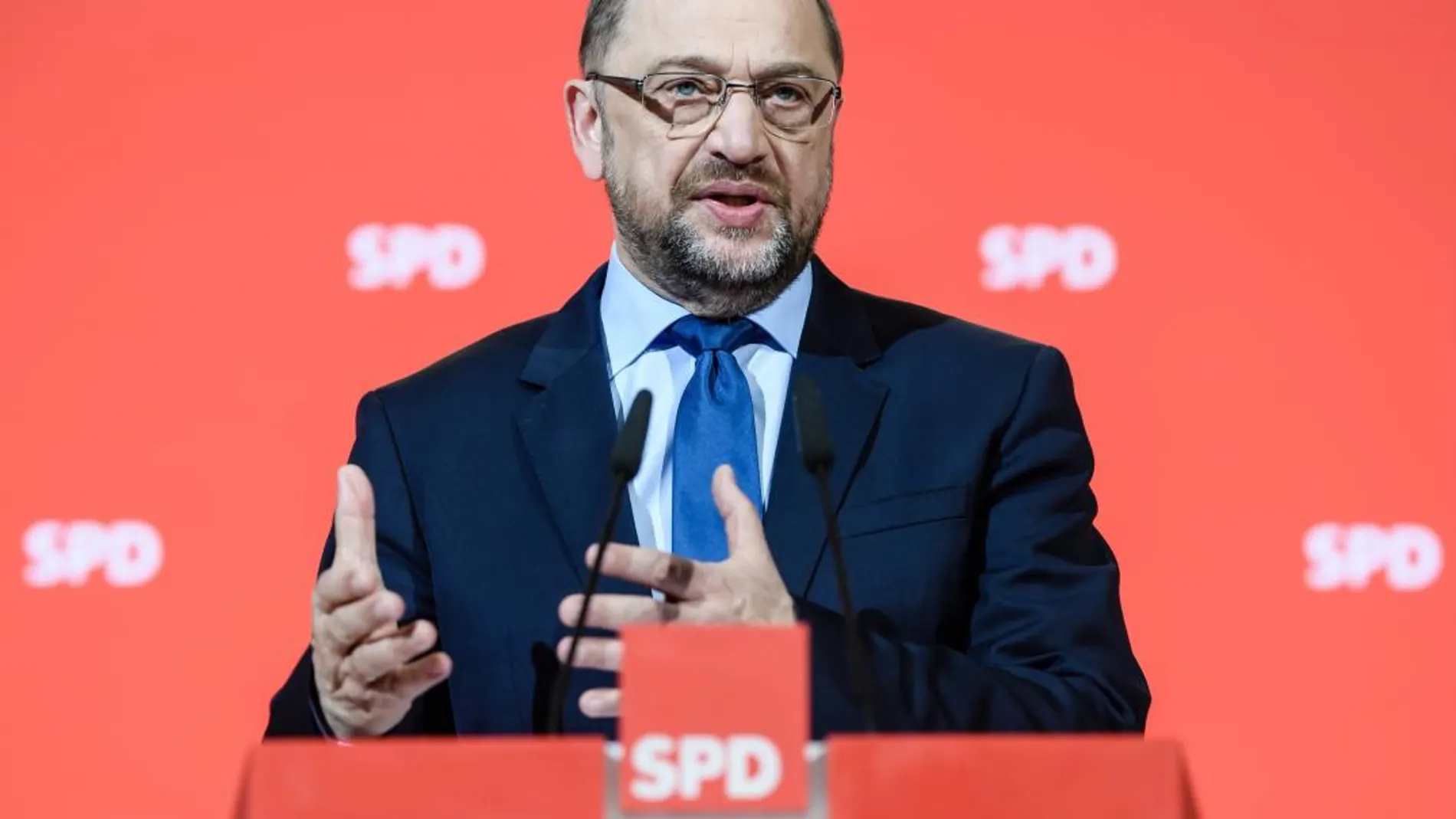 El líder del Partido Socialdemócrata (SPD), Martin Schulz