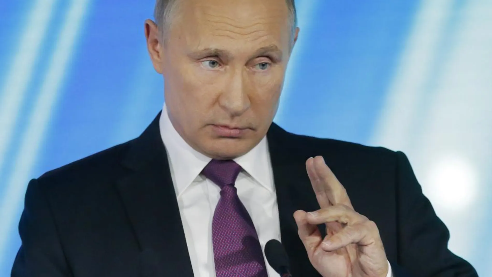 Vladimir Putin durante su intervención en el club internacional de debate Valdai/Reuters