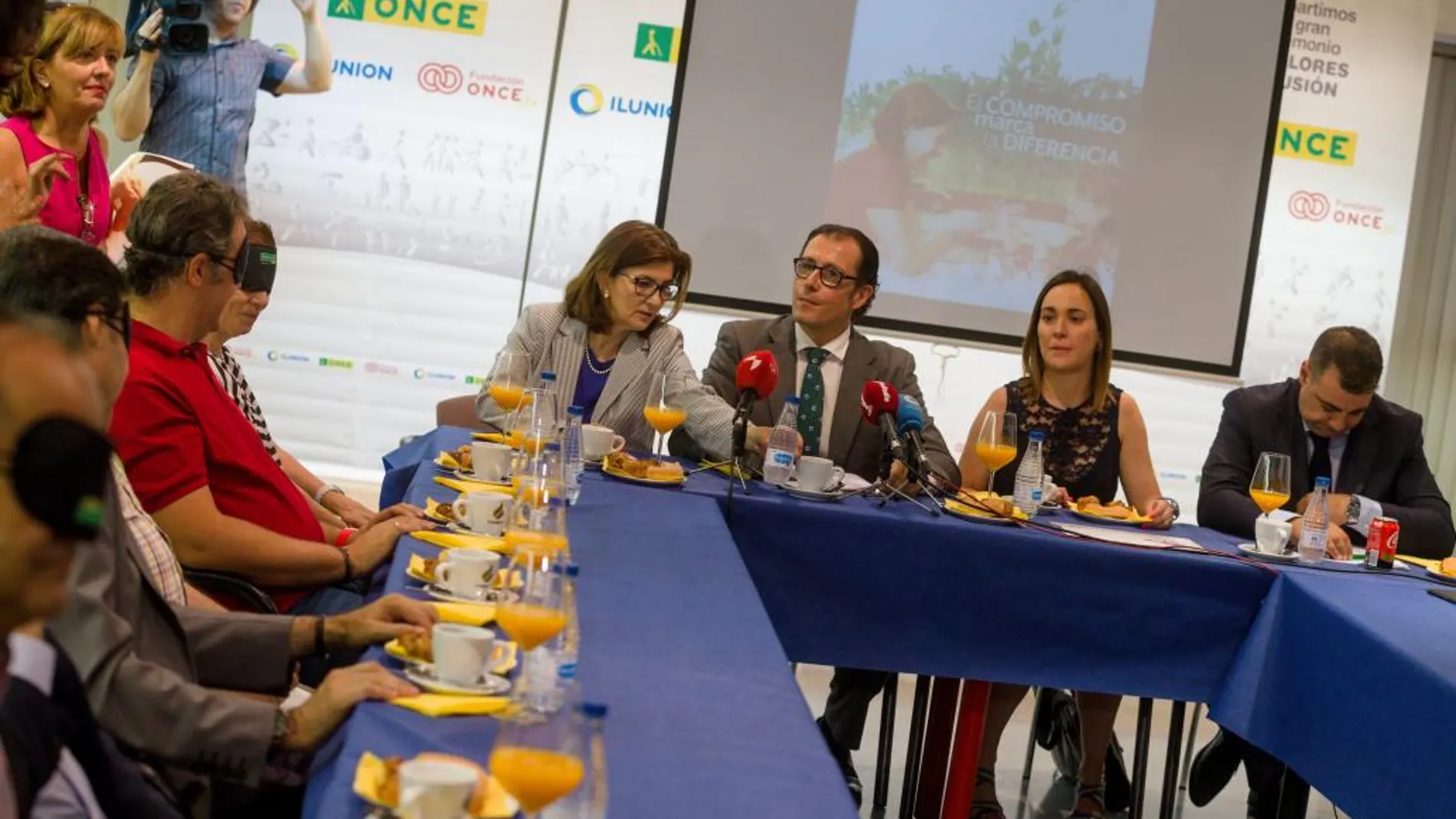 Ismael Pérez presenta el balance de la ONCE en Castilla y León