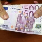 El valor total de los billetes de 500 euros fue de 24.000 millones de euros, frente a los 25.000 millones de euros de diciembre.