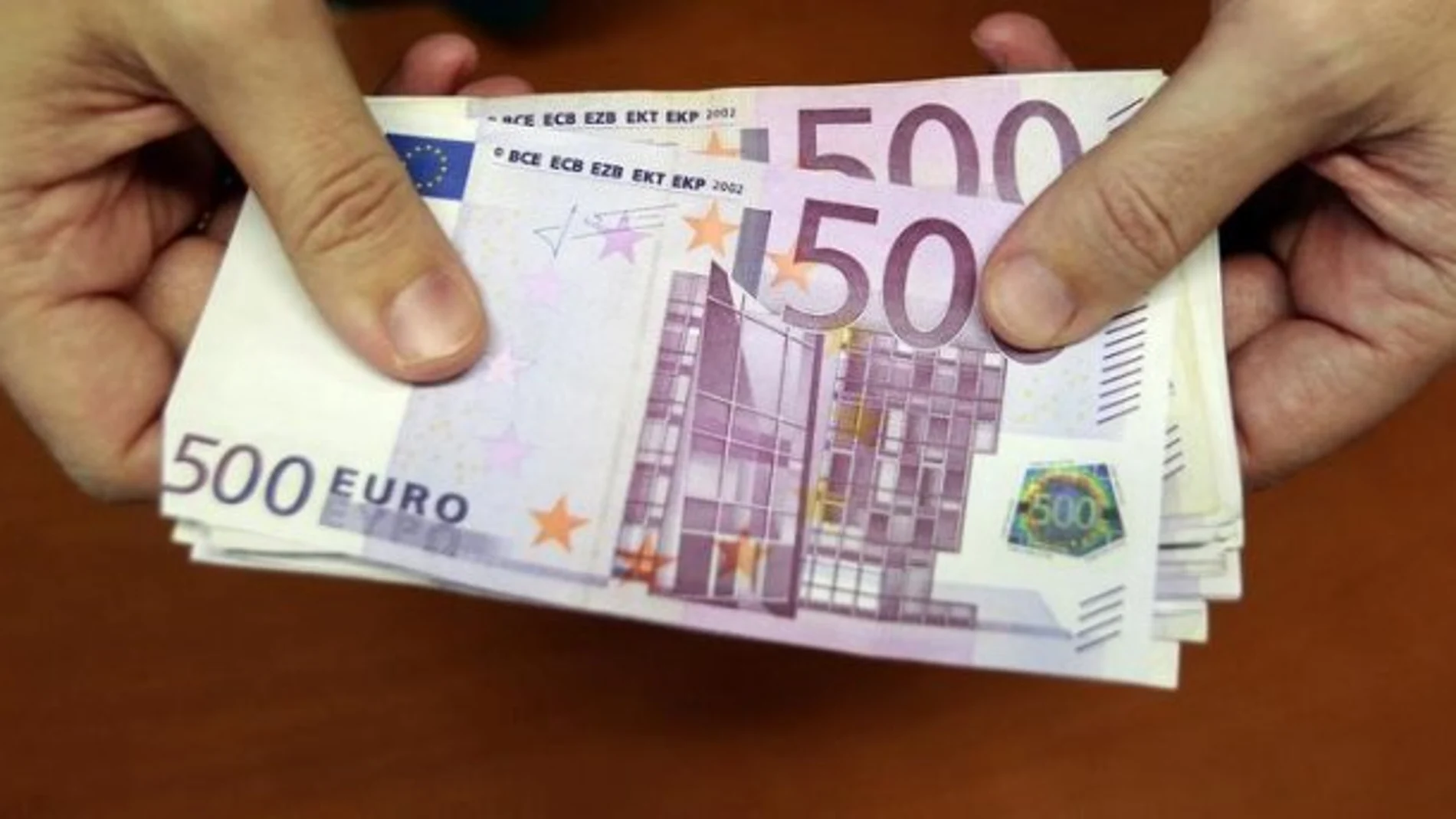 El valor total de los billetes de 500 euros fue de 24.000 millones de euros, frente a los 25.000 millones de euros de diciembre.