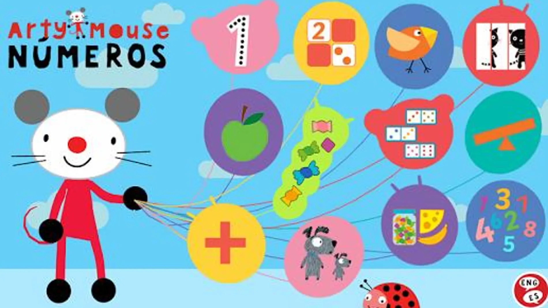 Arty Mouse: la app para que tus hijos aprendan a contar del 1 al 10