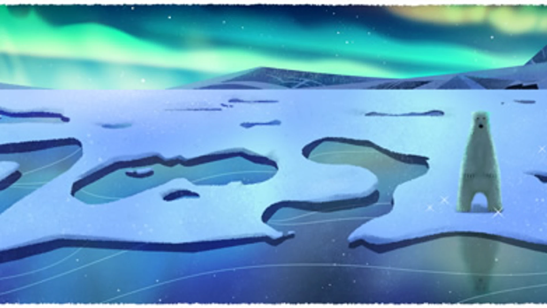 Detalle de uno de los doodles de Google por el Día de la Tierra