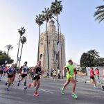 El maratón discurrió por diversos enclaves monumentales de Sevilla
