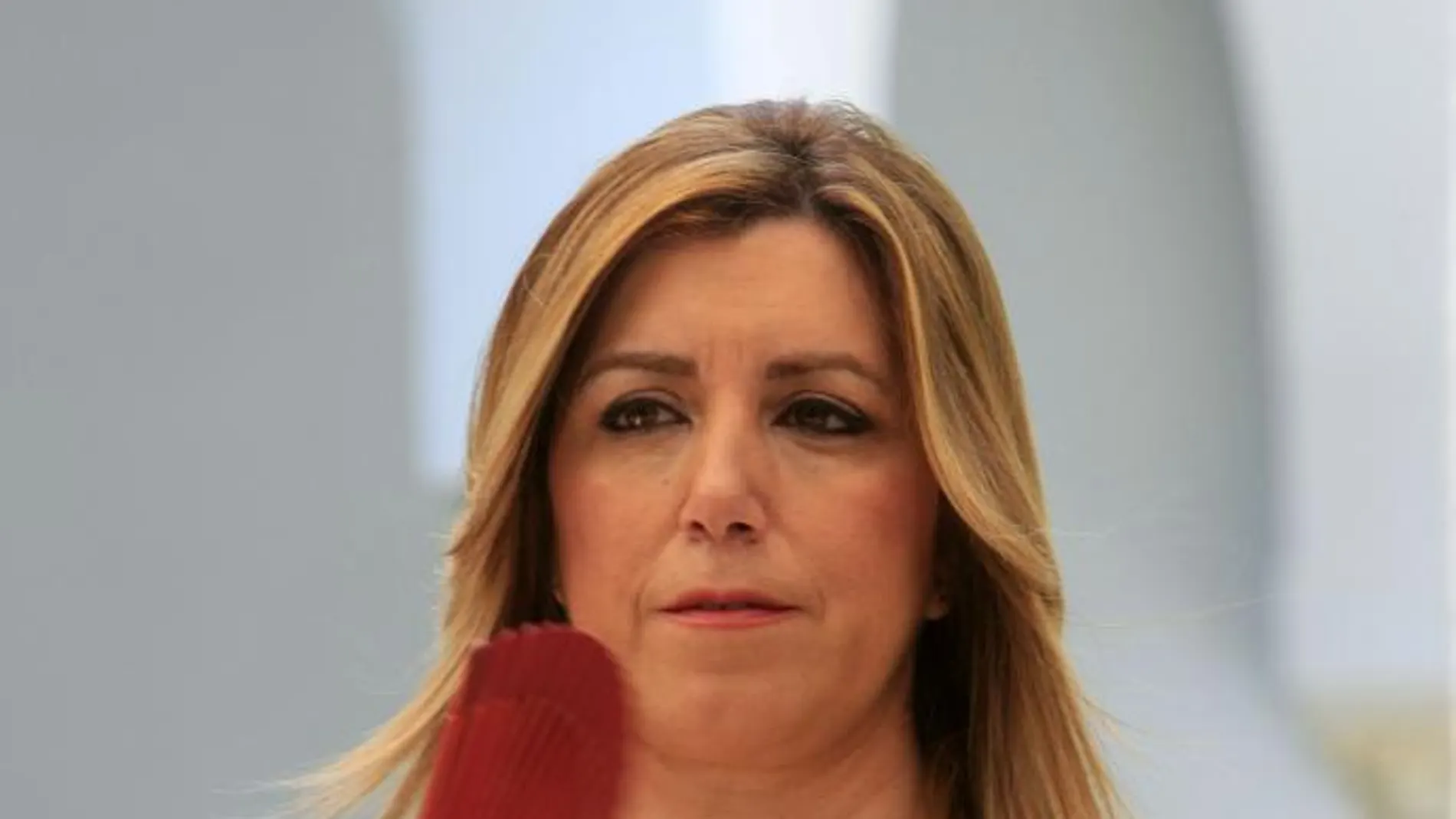 La presidenta de la Junta de Andalucía, Susana Díaz, ayer, en Sevilla