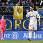 Álvaro Morata marcó el gol de la victoria para el Real Madrid en Villarreal en el minuto 83