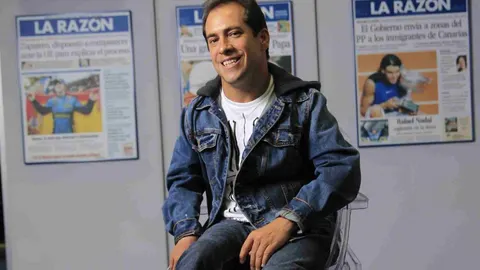 El Langui, en una entrevista que concedió a LA RAZÓN.