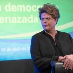 Dilma Rousseff, ayer, en un acto organizado por la Cátedra de Estudios Iberoamericanos de la Universidad Carlos III y Casa de América