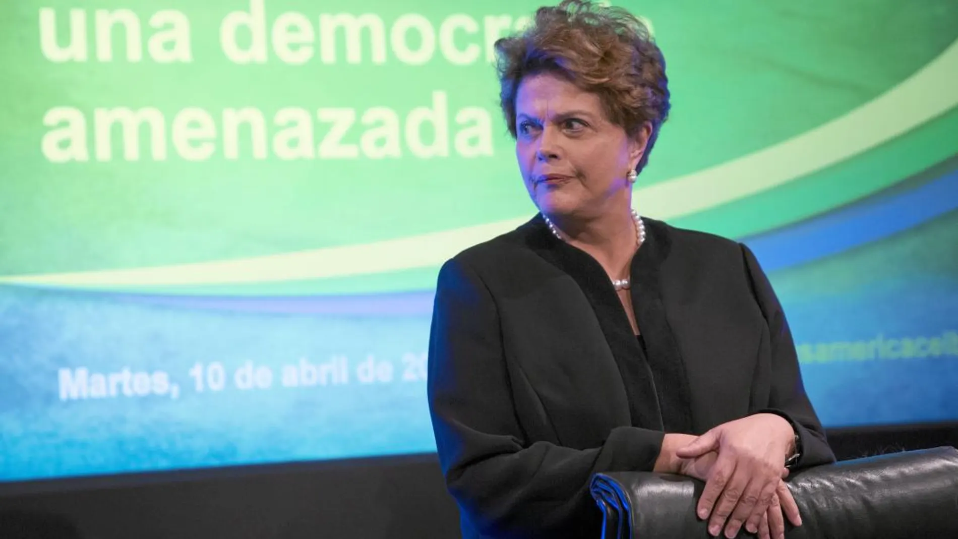 Dilma Rousseff, ayer, en un acto organizado por la Cátedra de Estudios Iberoamericanos de la Universidad Carlos III y Casa de América
