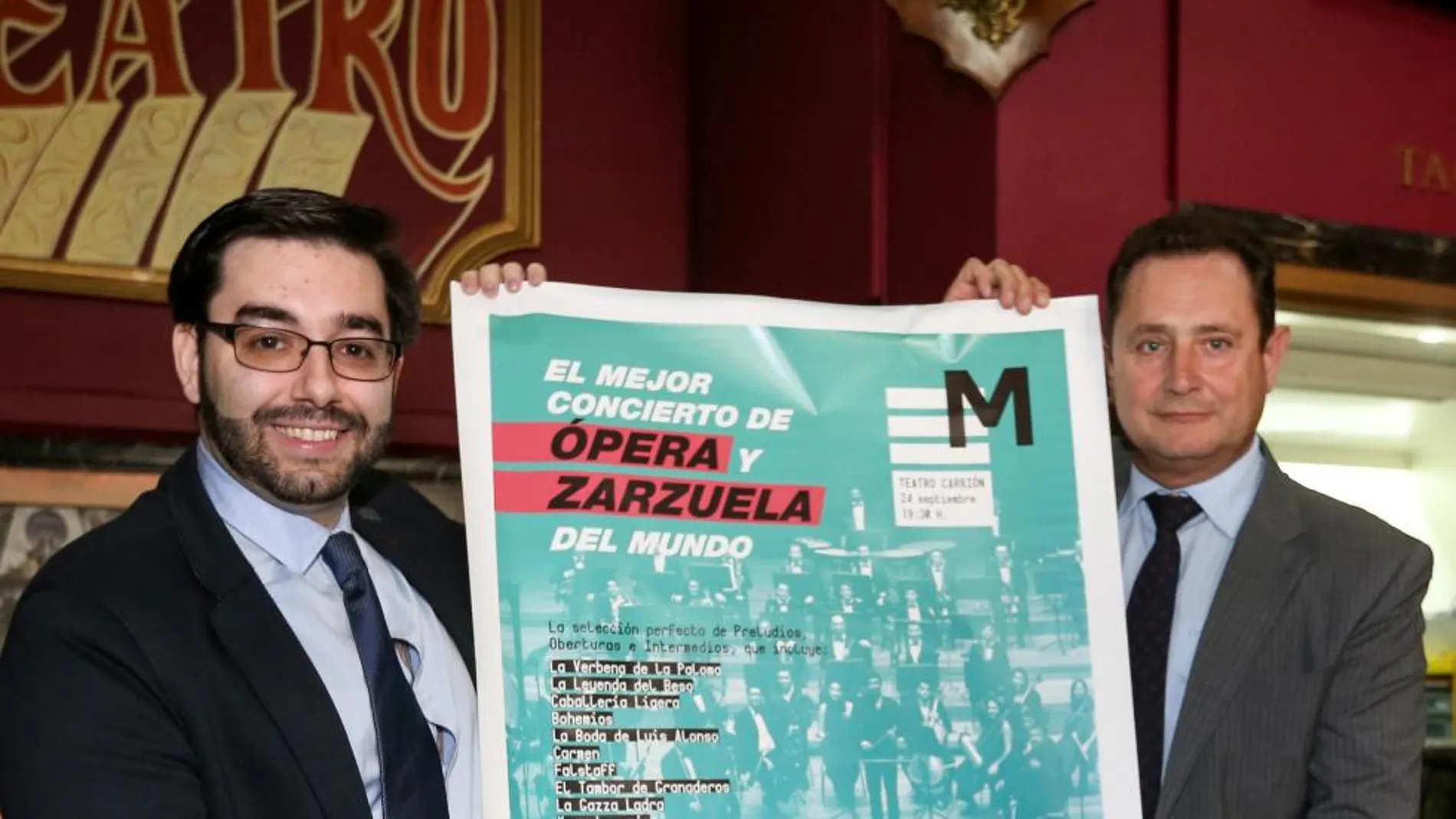 Ernesto Monsalve y Teófilo Gómez presentan la temporada de la Filarmónica
