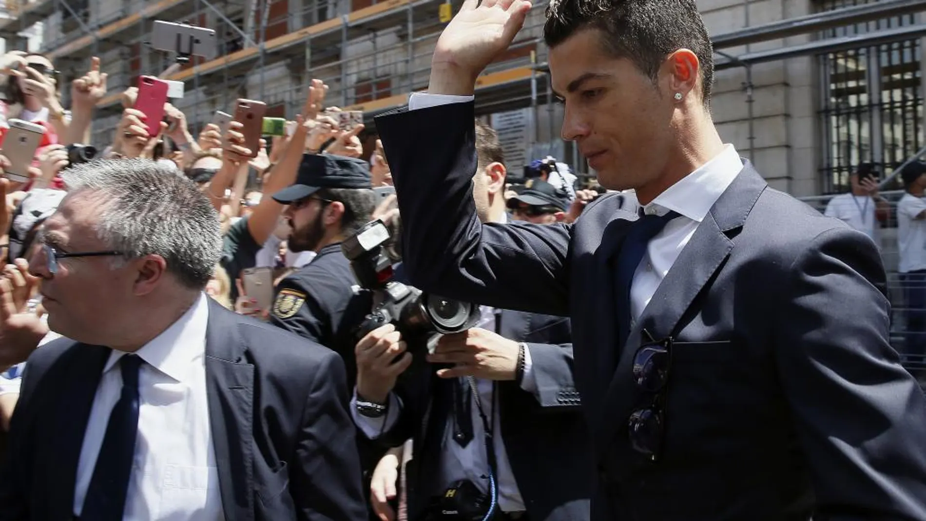El delantero portugués del Real Madrid, Cristiano Ronaldo.