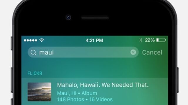 Yahoo lanza una versión de Flickr adaptada a iOS 9