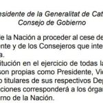 El BOE publica el aval del Senado para que el Gobierno aplique el 155