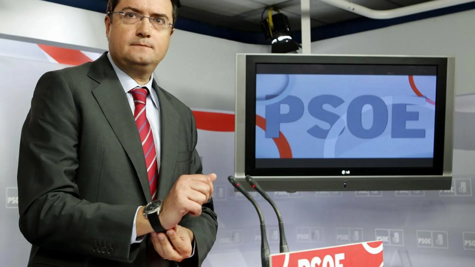 El secretario de Organización del PSOE, Oscar López