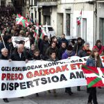 Manifestación de familiares de presos de ETA en Arrasate.