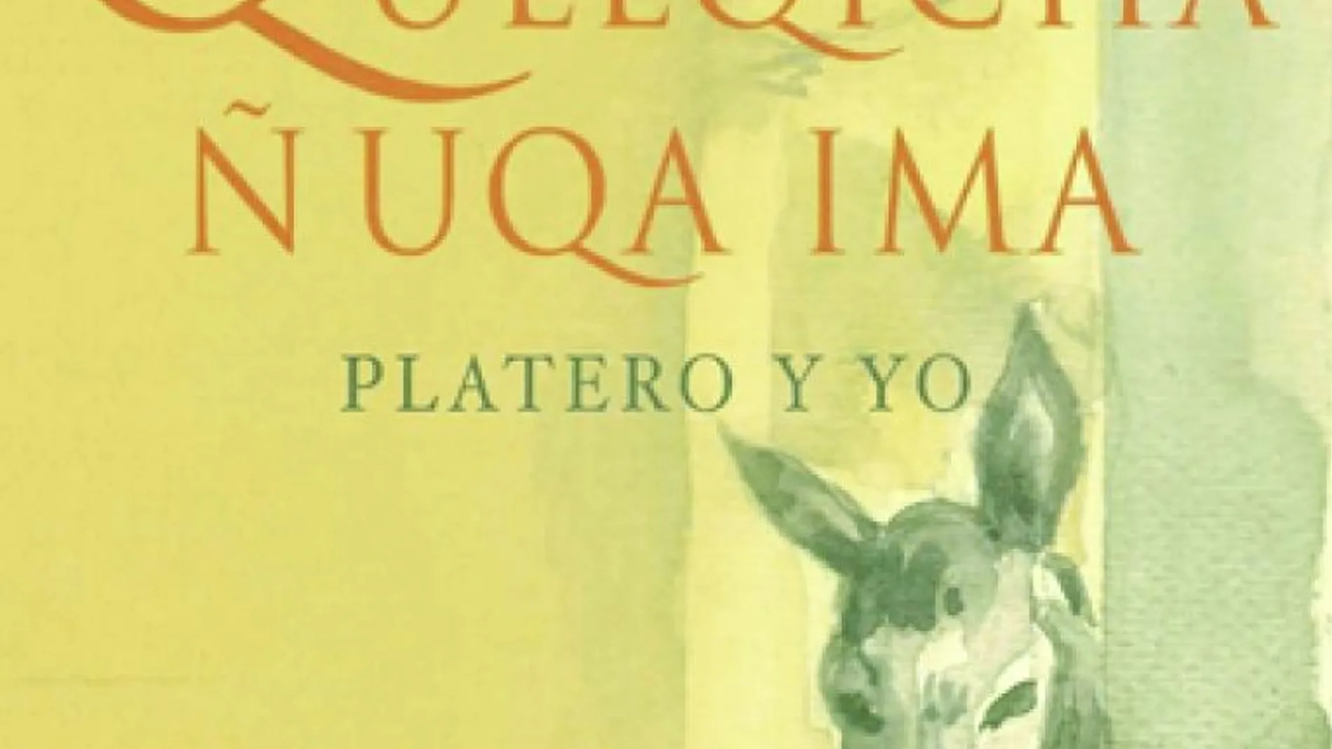 Portada de «Platero y yo» traducida al quechua
