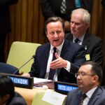 David Cameron durante su intervención en la Asamblea General de la ONU