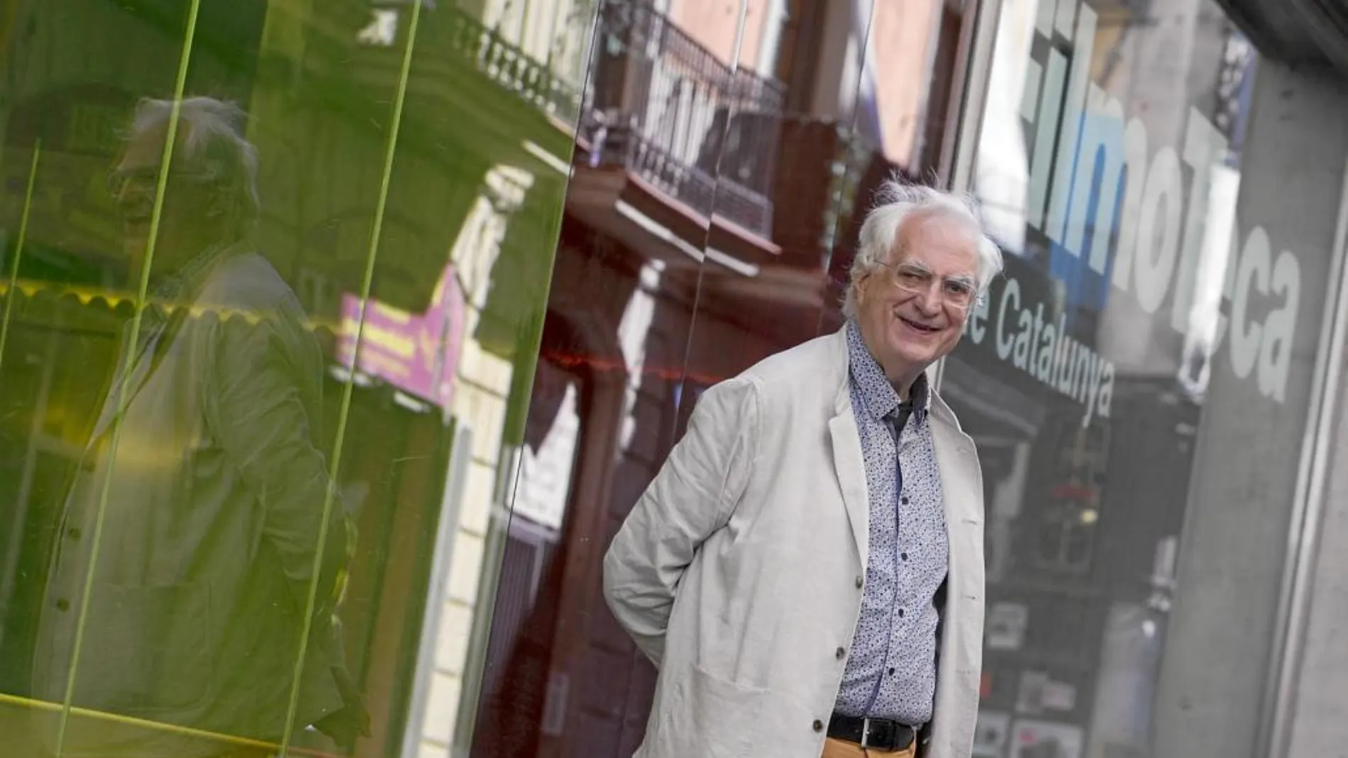 El realizador francés Bertrand Tavernier, ayer, en la Filmoteca de Catalunya