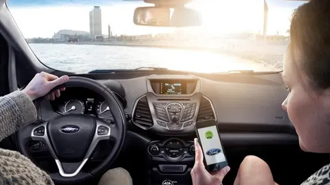Un coche conectado con Spotify