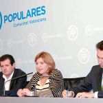 José Císcar, Isabel Bonig y Vicente Betoret
