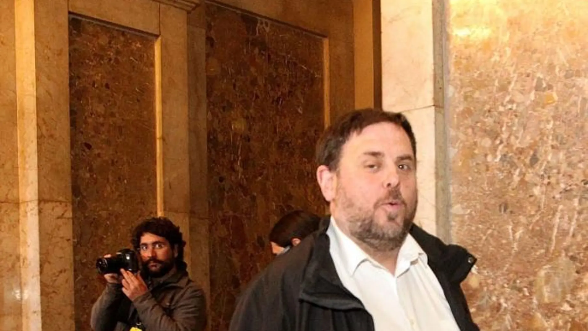 El presidente de ERC, Oriol Junqueras