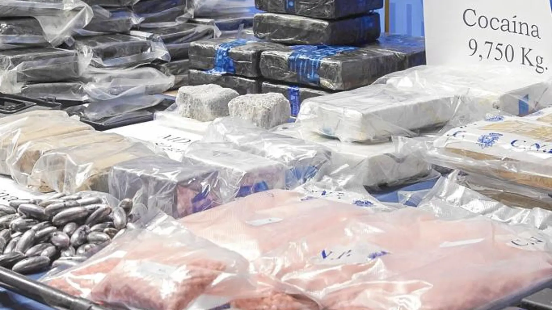 Parte del alijo incautado en la denominada operación Itálica