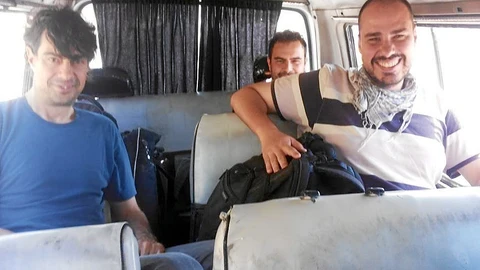 Ángel, José y Antonio vuelven a casa