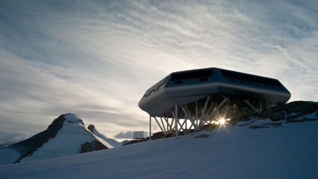 Imagen de la estación Antártica Princesa Elisabeth