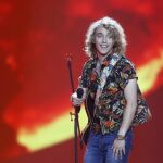 El cantante español Manel Navarro durante los ensayos para la final de Eurovisión