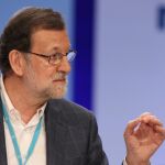 El presidente del Gobierno en funciones y líder del PP, Mariano Rajoy