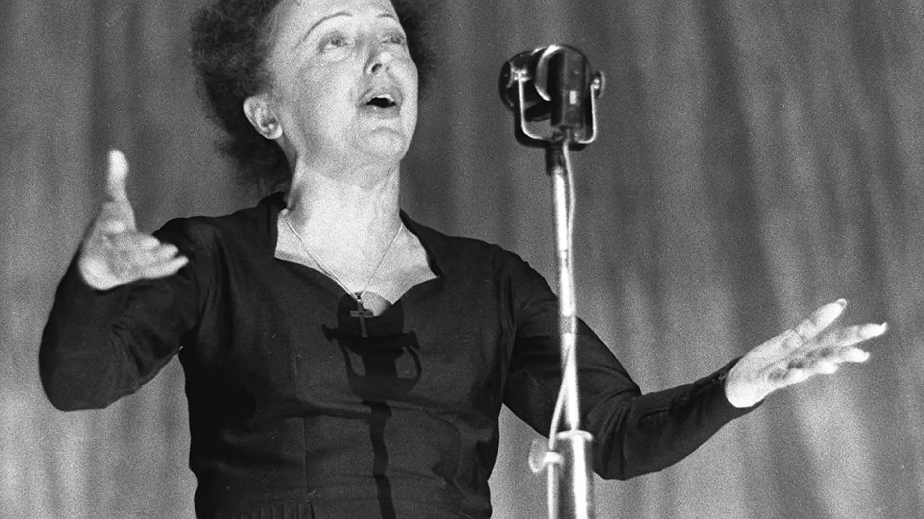 Edith Piaf, el 30 de diciembre de 1960 en el Olympia de París