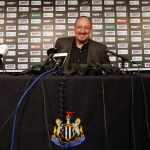 Rafael Benitez, durante la conferencia de prensa