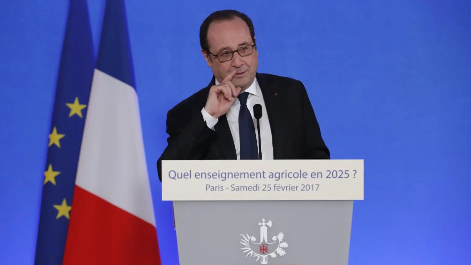 El presiente francés, François Hollande
