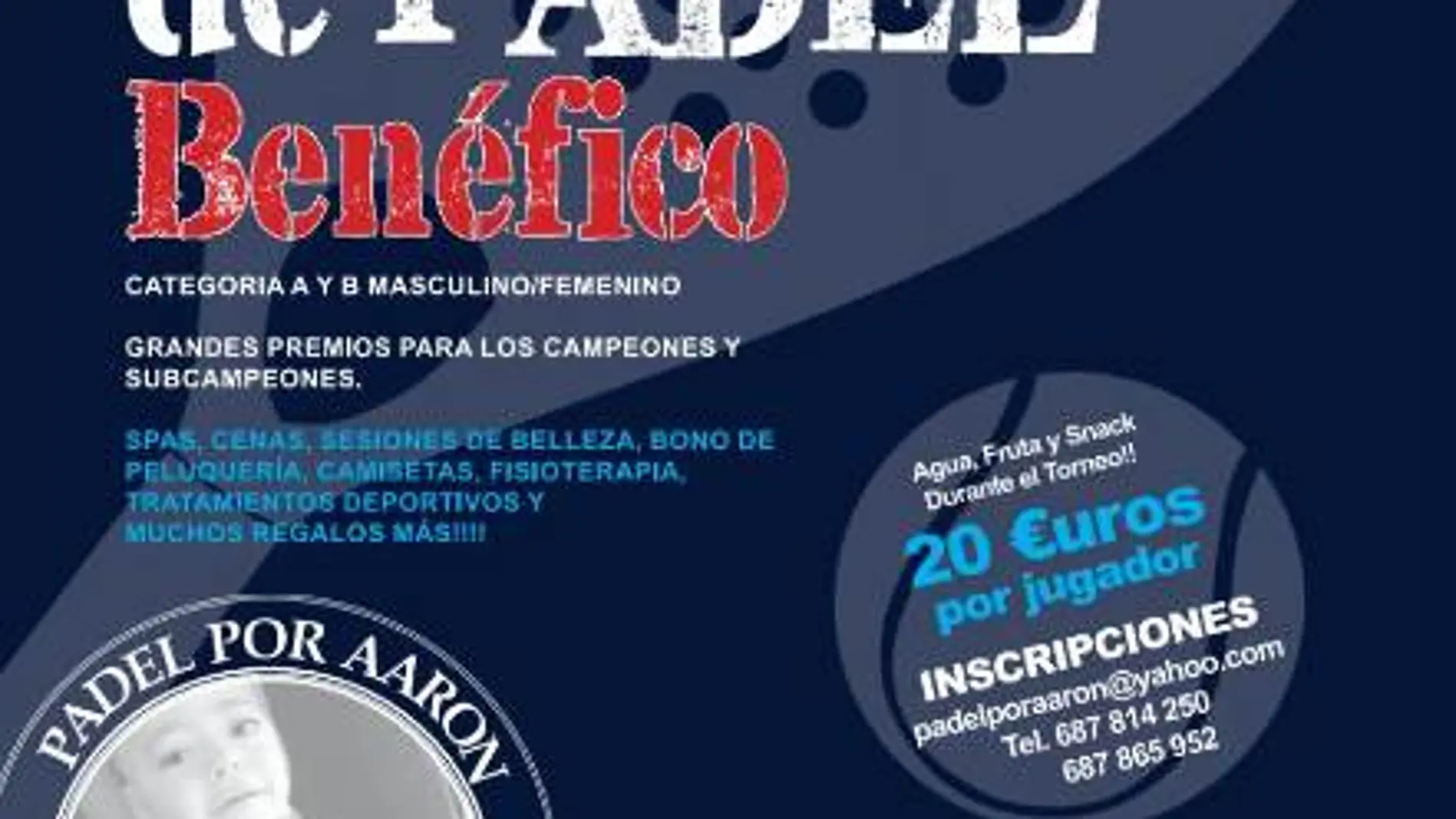 Cartel del torneo