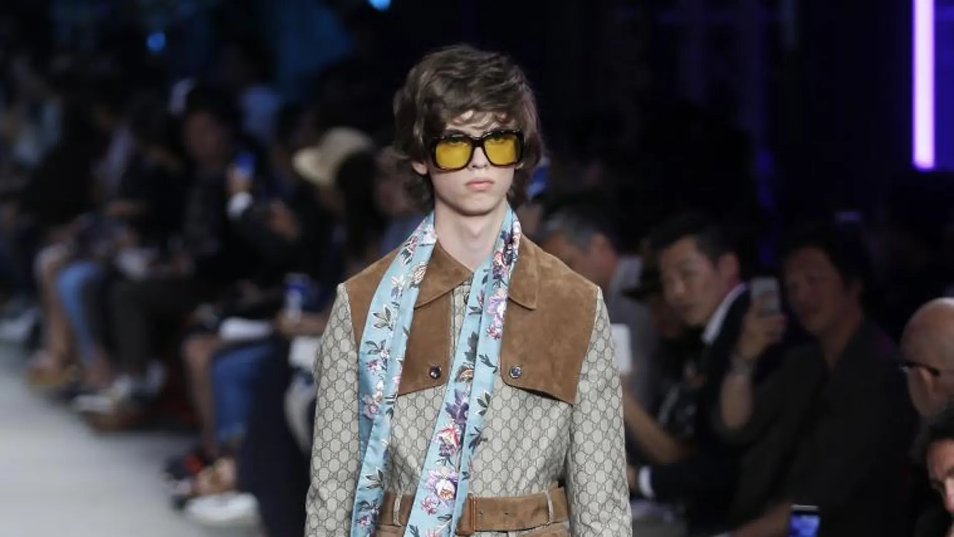 Desfile de Gucci en la Milan Fashion Week.