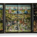 Fotografía facilitada por el Museo Nacional del Prado del tríptico desplegado de "El Jardín de las Delicias", de El Bosco
