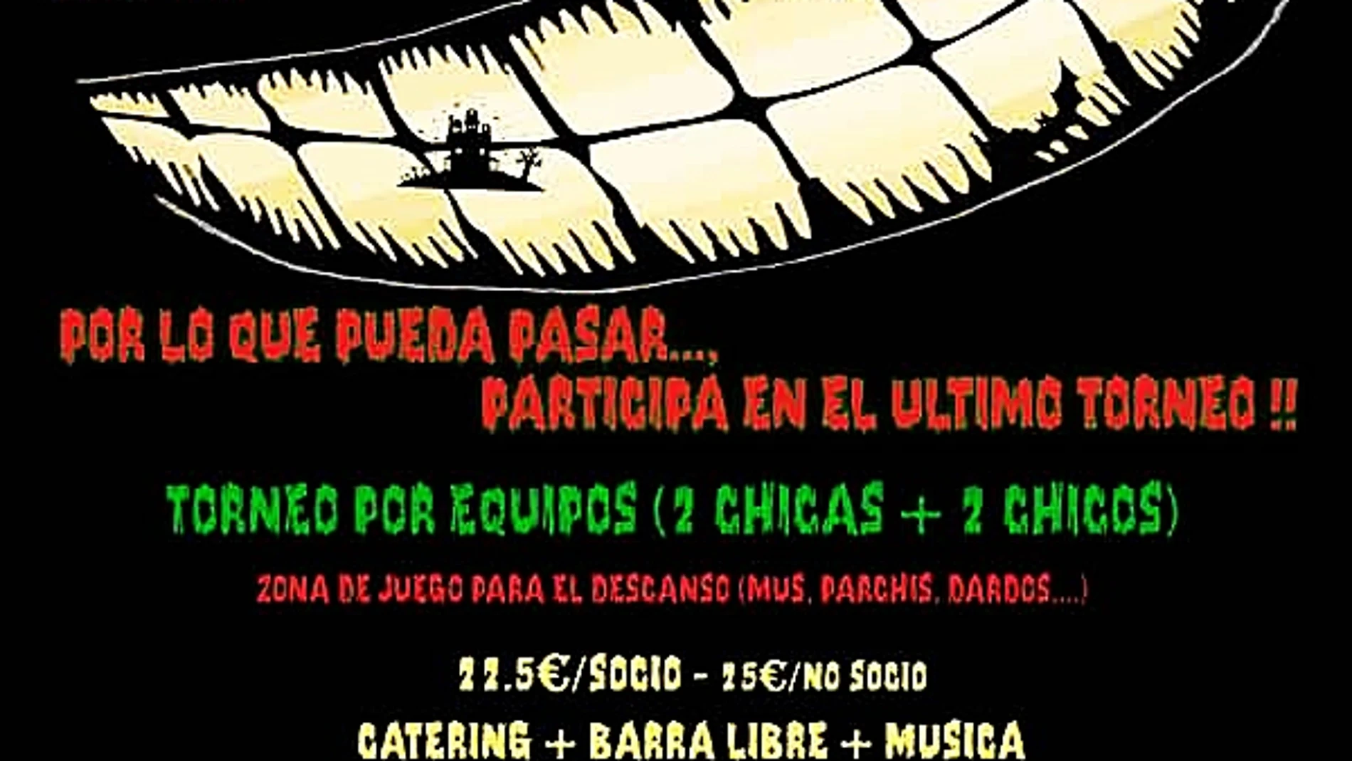 Cartel del torneo