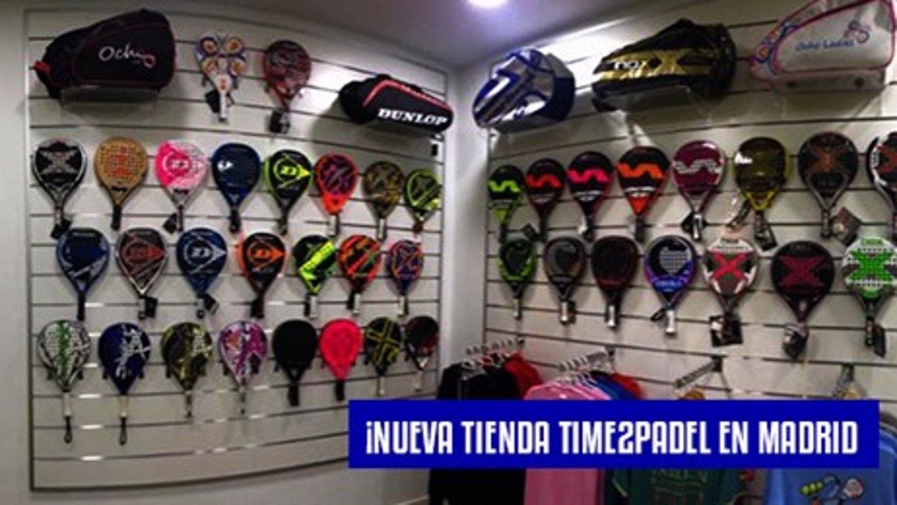 Glosario Sermón Degenerar Time2Padel prosigue con grandes sensaciones en su tienda de Madrid