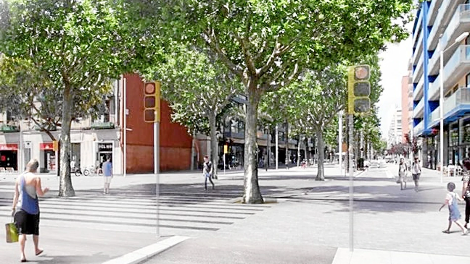La Reforma que ha planeado el Ayuntamiento contempla ensanchar las aceras, añadir carriles bici, reducir el espacio para los coches y colocar elementos de movilidad sostenible
