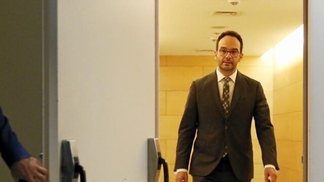 El ex portavoz del PSOE, Antonio Hernando, en el Congreso de los Diputados