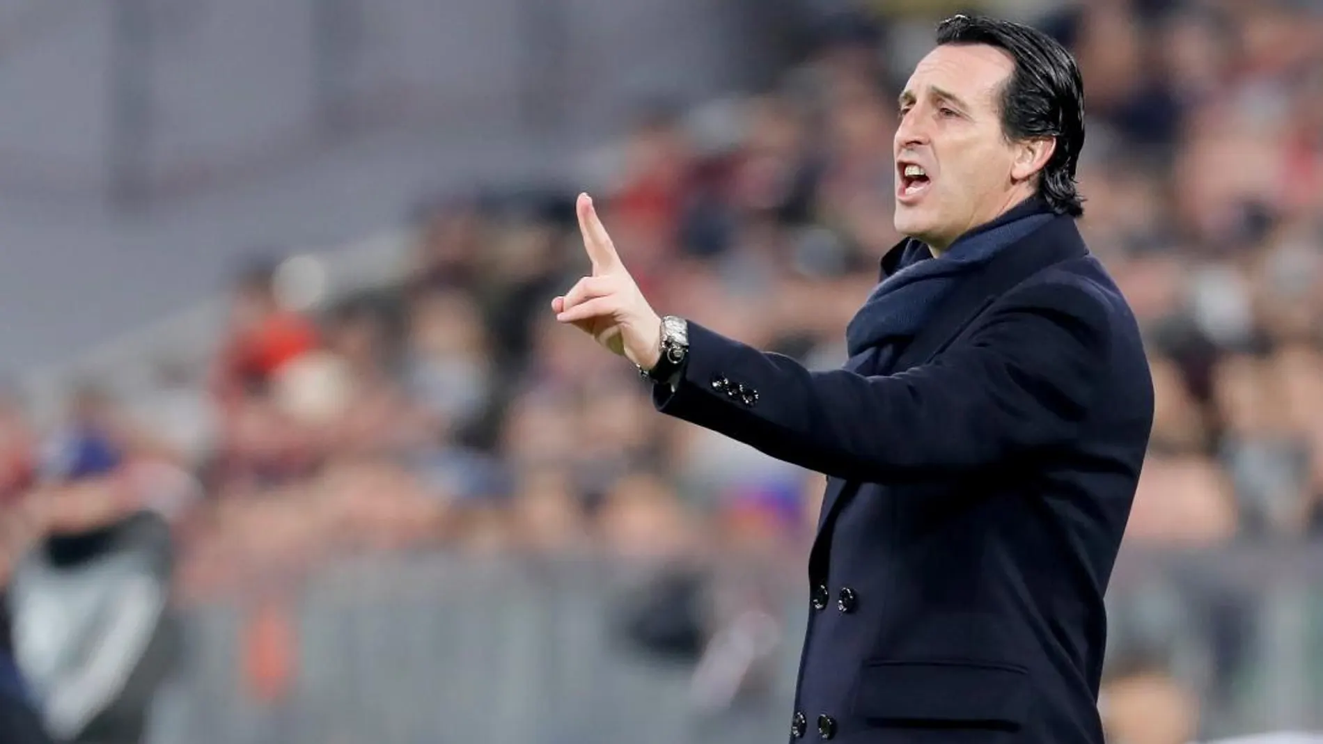 El entrenador del París Saint-Germain, Unai Emery