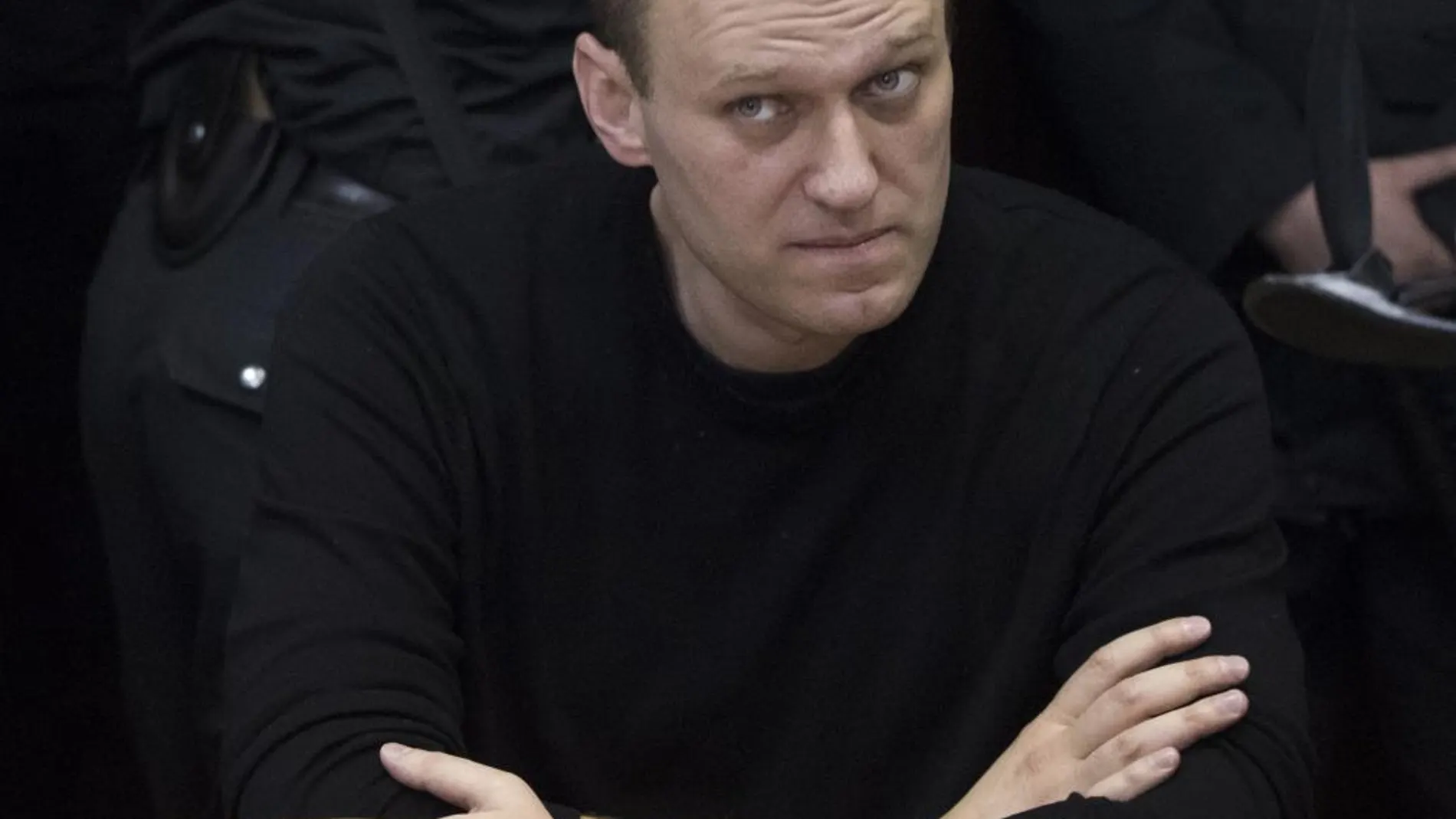 Alexei Navalni, en una imagen del pasado 30 de marzo, durante su juicio en Moscú