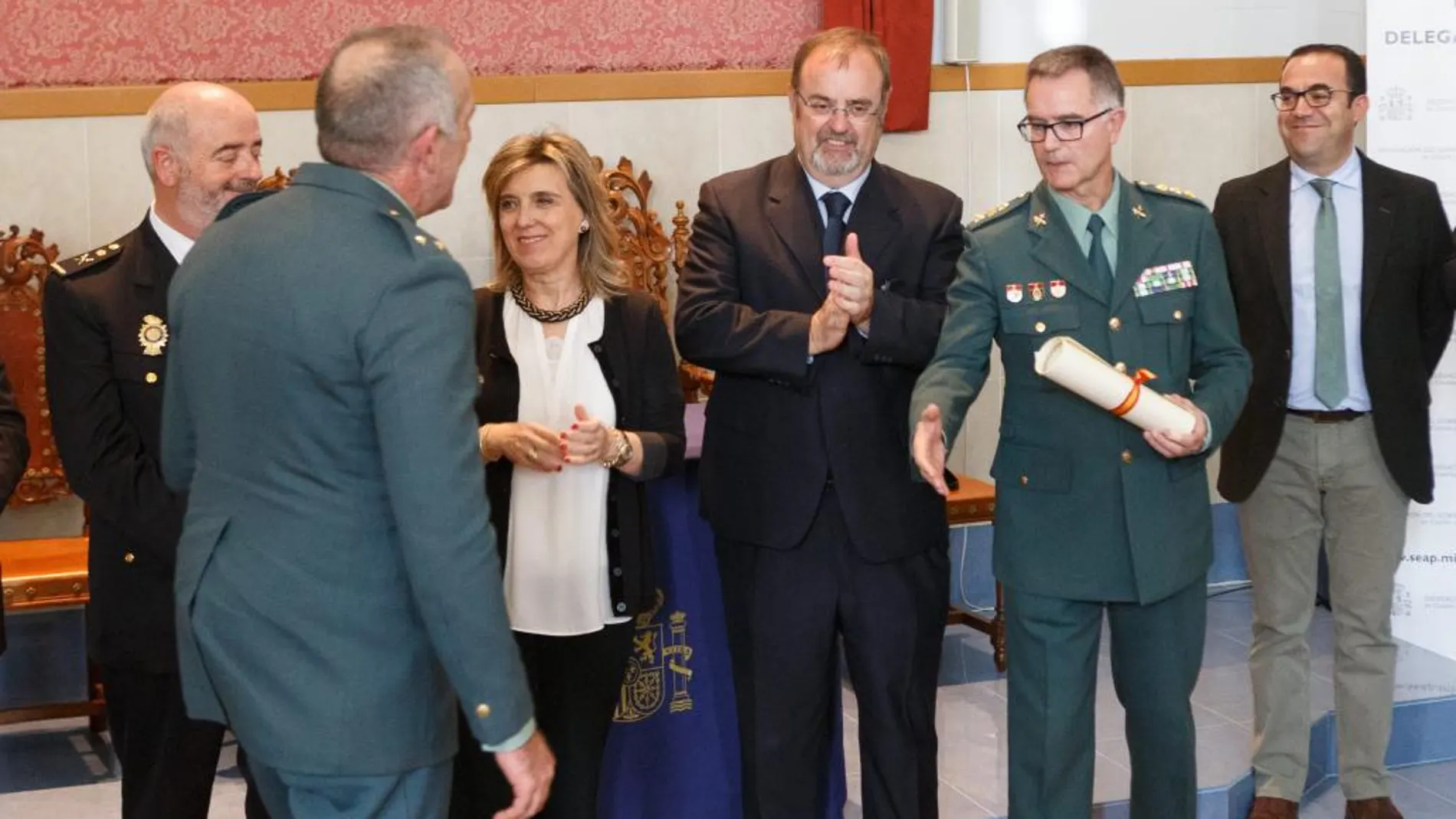 María José Salgueiro y Fernando Rey entregan en Zamora reconocimientos a las Fuerzas de Seguridad del Estado