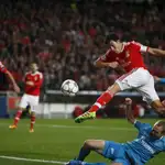  1-0. Jonas da la victoria al Benfica en el último suspiro